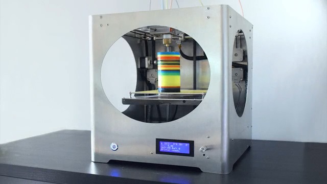 [视频] 3D4C: 真正的4色混合3D打印机(CMYK )