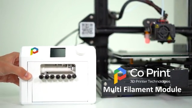 [视频] Co Print：适用于所有 Bowden 3D打印机的多色和多材料模块