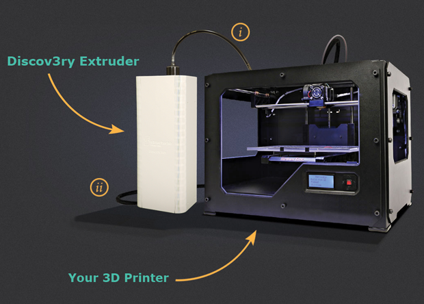 [视频] Discov3ry 膏体挤出机：经济实惠的 3D 打印机插件