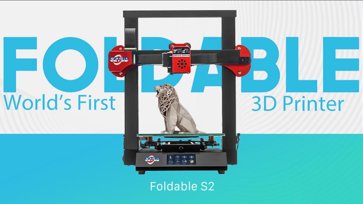 [视频] Foldable S2：世界上第一台可折叠3D打印机
