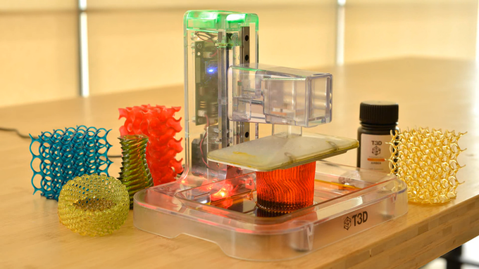 [视频] T3D: 世界上第一台移动多功能 3D打印机