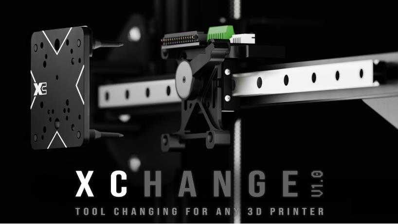 [视频] XChange V1.0: 适用于任何3D打印机的快速更换工具头