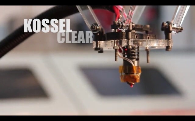 [视频] Kossel Clear – 让我们构建一个全尺寸的 delta 3D打印机