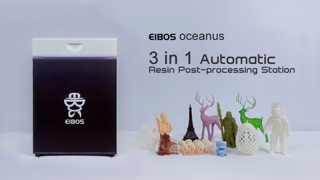 [视频] EIBOS Oceanus:  三合一自动树脂打印后处理系统