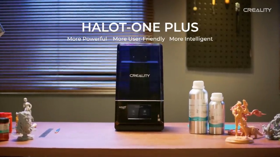 [视频] Creality HALOT-ONE PLUS 光固化3D打印机