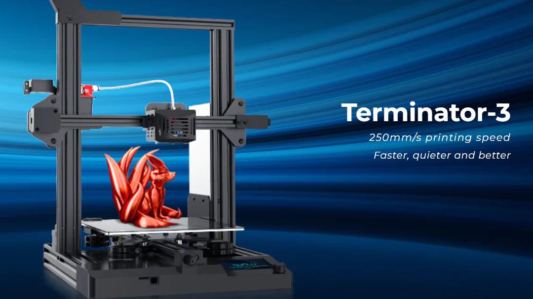 [视频] SUNLU Terminator 3 快速FDM 3D打印机 高达 250mm/s