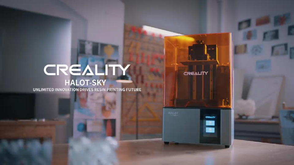 [视频] Creality Halot Sky 新一代旗舰树脂3d打印机