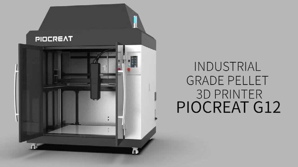[视频] PioCreat 创想三帝工业级颗粒3D打印机G12