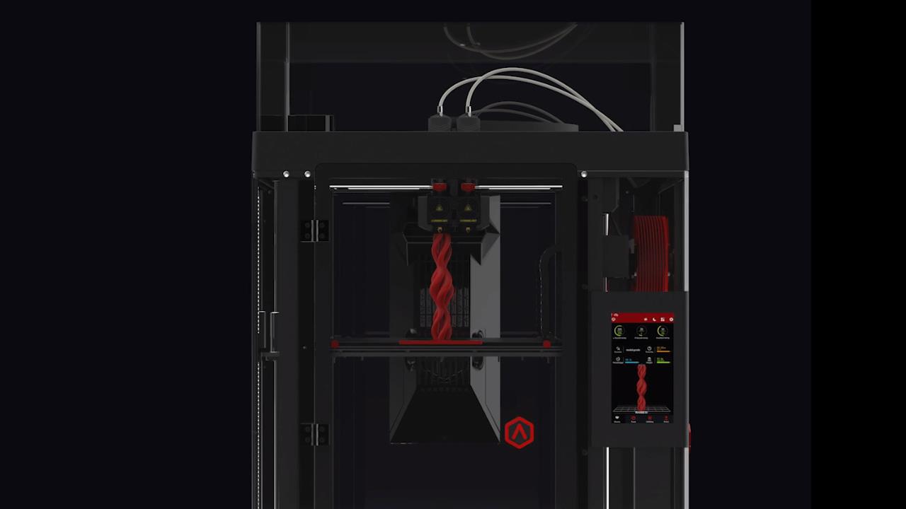 [视频] Raise3D Pro3系列专业双挤出机3D打印机