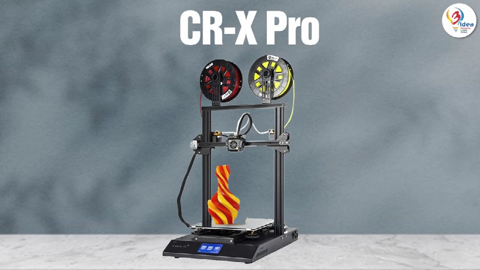 [视频] Creality CR-X PRO 两进一出双色3D打印机