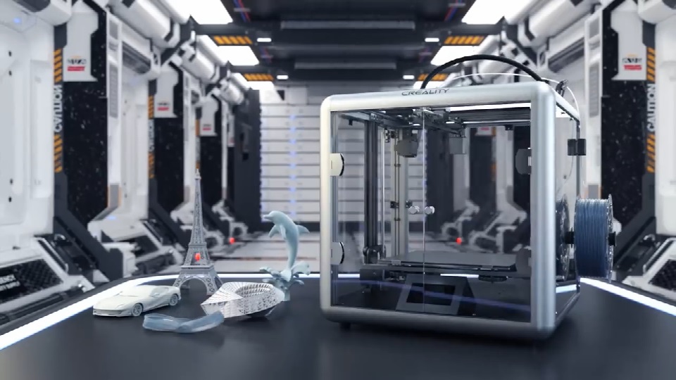 [视频] Creality Sermoon D1 全透明高端创新型3D打印机