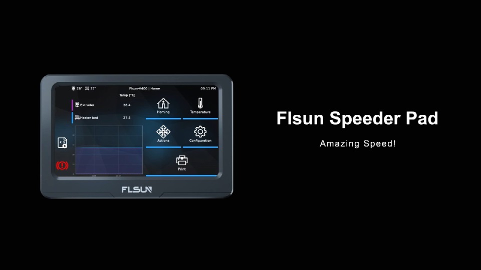 [视频] Flsun Speeder Pad 一拖三 惊人的打印速度