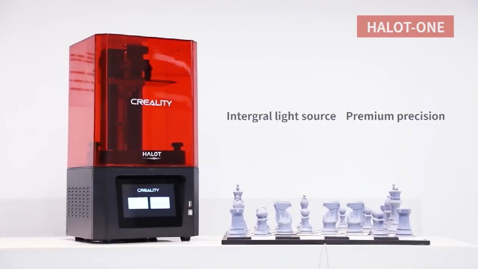 [视频] Creality HALOT-ONE 新一代高性能LCD光固化3D打印机