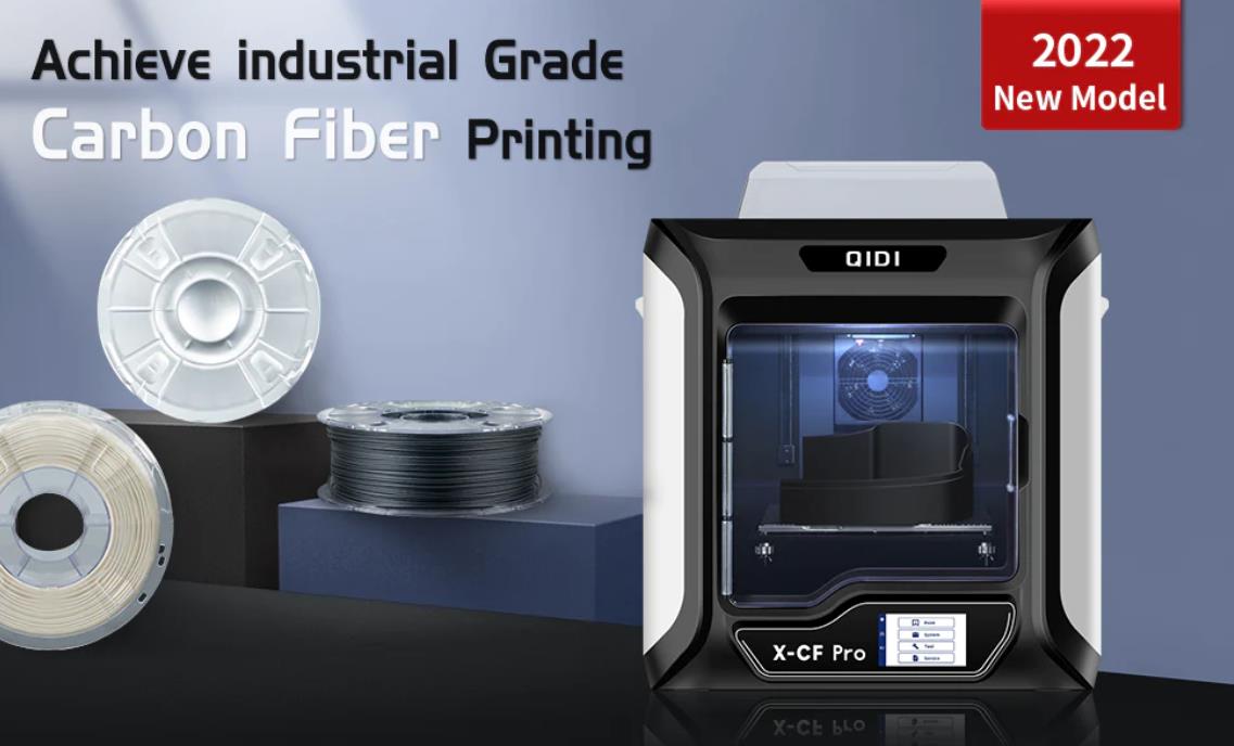 [视频] Qidi X-CF Pro 一款专为打印碳纤维和尼龙而设计工业级FFF 3D打印机