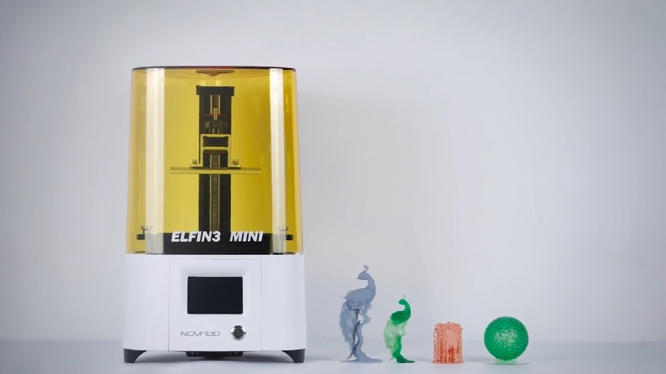 [视频] NOVA3D Elfin3 Mini 光固化3D打印机 入门级最佳选择