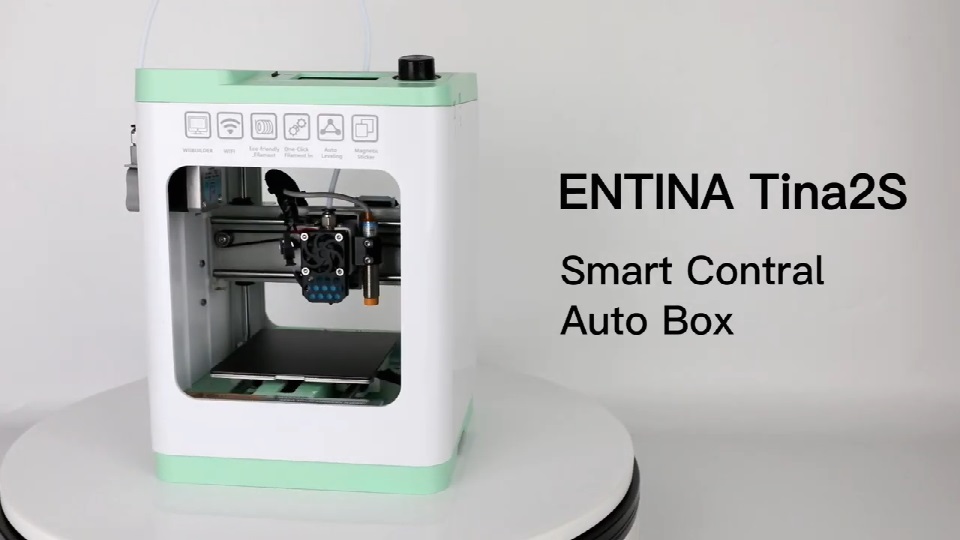 [视频] Entina Tina2S 迷你3D打印机  适合初学者的惊喜礼物