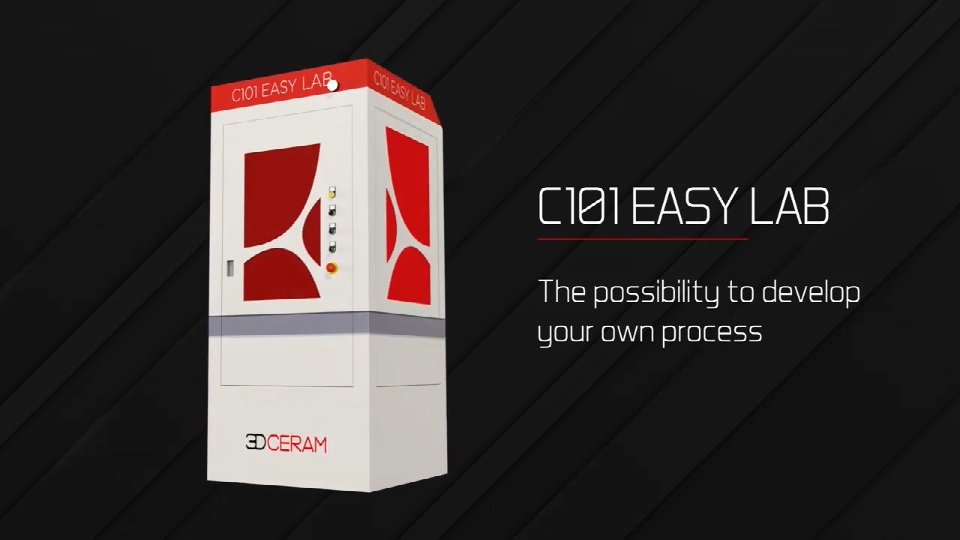 [视频] 3DCRAM C101 EASY LAB – 开发您自己的陶瓷3D打印流程
