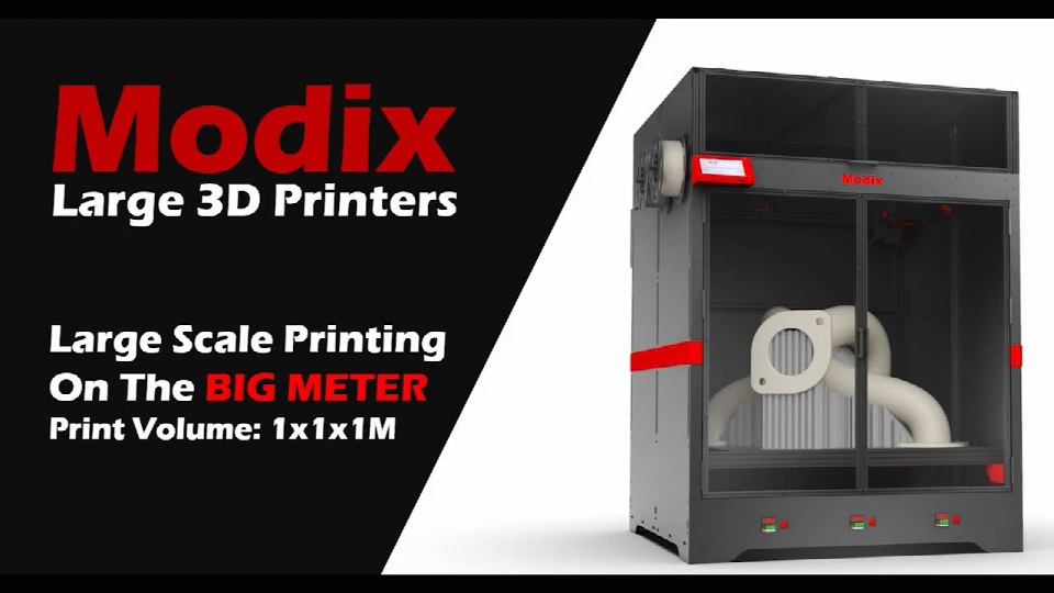 [视频] Modix BIG-Meter 一款自组装（DIY）大型工业级3D打印机