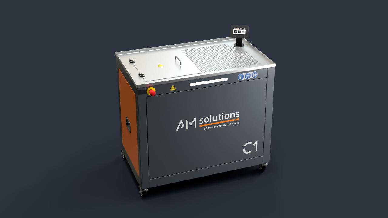 [视频] AM solutions C1 后处理系统 – 全自动去除光聚合物的支撑结构及树脂清洗