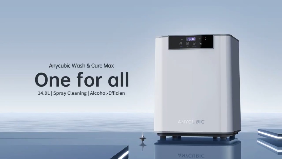 [视频] Anycubic Wash & Cure Max ：清洗+后固化二合一设备