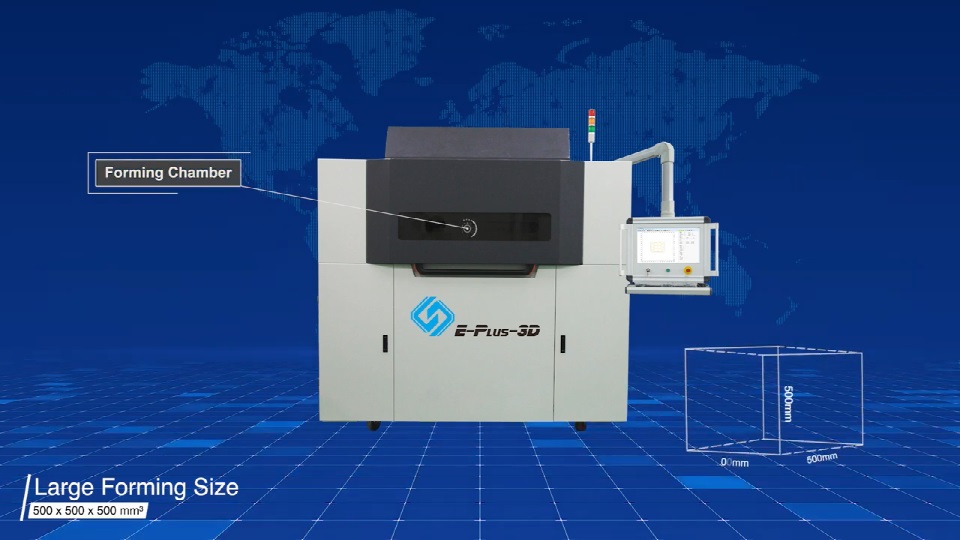[视频] Eplus3D EP-C5050砂型/蜡型3D打印机