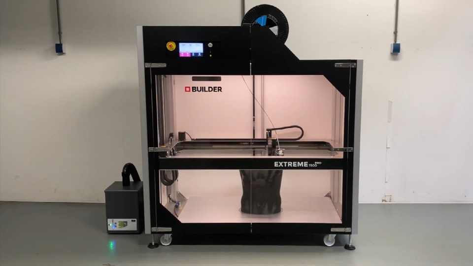 [视频] Builder Extreme 1500 PRO 工业级大幅面FDM 3D打印机