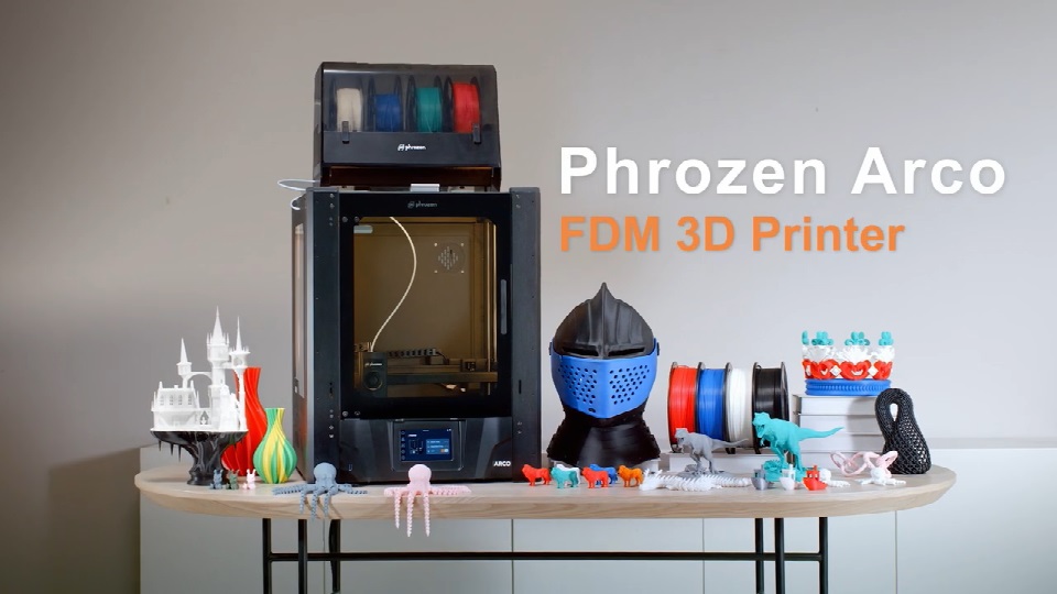 [视频] Phrozen Arco FDM 3D打印机 – 更大、更快、更多颜色