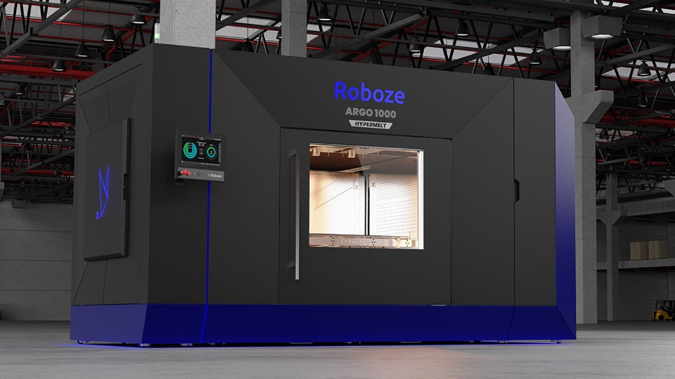 [视频] Roboze ARGO 1000 HYPERMELT 增材制造系统：世界上最大颗粒3D打印机
